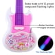 thumbnail image 5 of Guitarra para niños y niñas, juguetes de guitarra musical con guitarra, instrumento musical multifuncional, guitarra con luces, 5 of 8