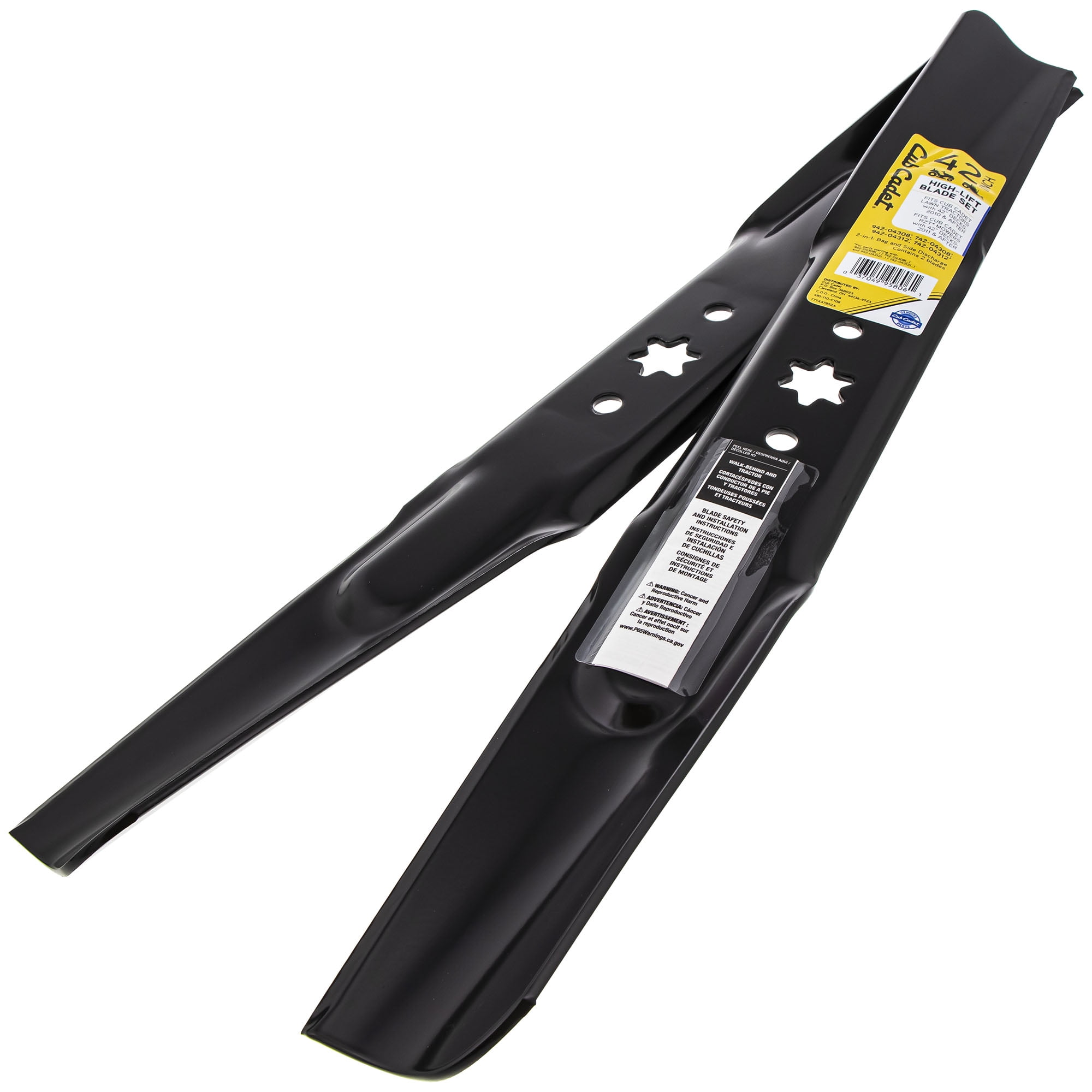 CUB CADET 490110C108 Blade Set 42" 04308 RZT SX XT1 XT2 ZT1 ULTIMA 42