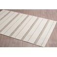 thumbnail image 4 of 8' x 10' Beige Sand Geometric Stripes Indoor/Outdoor Rug, 4 of 4