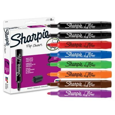 SAN22478 - Sharpie Flip Chart Markers (Best Flip Chart Markers)