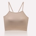 thumbnail image 6 of Women's Summer Casual Solid Color Strap U-Neck Camisole Tops Tanks Cami for Women Casual Daily Wear Vacation Beach Loungewear Fashion Essential | Sopatenor,Khaki XL, 6 of 9