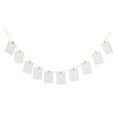 thumbnail image 1 of 10pcs DIY 6inch Hanging Album Clip Kraft Paper Photo Frame Strings Rope Clips Sets for Wedding Decoration Garland (White), 1 of 5