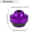 thumbnail image 4 of 15mm Motorcycle Slider Frame Aluminum Alloy Plastic Wheel Fairing Protection Crash Pad Protector Guard 59mm 45mm Purple 2 Pcs, 4 of 7