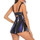 thumbnail image 4 of Traje de baño con falda y chaleco con estampado en color elegante para mujer Traje de baño de talla grande para mujer Bikini dividido OAVQHLG3B Store  lin121212, 4 of 4