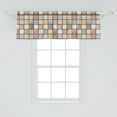 thumbnail image 2 of Ambesonne Shabby Flora Window Valance, Square Pieces Tile, 54" X 18", Multicolor, 2 of 3