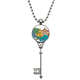 thumbnail image 1 of Tailandia Bangkok acuarela Colgante Collar Vintage Llavero Plata Joyas Unbranded M, 1 of 3