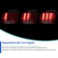 thumbnail image 5 of Spec-D Tuning Red Sequential LED Tail Lights Compatible with 1999-2004 Ford Mustang, Left + Right Pair Assembly, 5 of 7