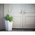 thumbnail image 2 of Algreen Modena Planter, 22-In. Round Taper Planter, Self-Watering, Glossy White, 2 of 5