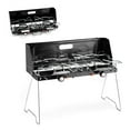 thumbnail image 4 of Burner Camp Stove,Double Burner Gas Stove Outdoor Gas Stove Gas Camping Stove Finest Materials, 4 of 8