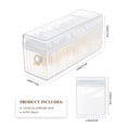 thumbnail image 4 of HOMEHIVE Caja organizadora de joyas de acrílico, organizador y almacenamiento de joyas transparente con 20 bolsas de joyería portátiles antideslustre, estuche de joyería de viaje para pendientes/anill, 4 of 5