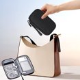 thumbnail image 6 of FastXmas Electronic Organizer, Portable Travel Cable Storage Pouch with Dividers, Electronic Accessories Carry Case Waterproof All-in-One Small Item Storage Bag for Cord Charger Earphone Power Bank, 6 of 6