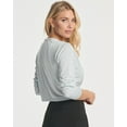 thumbnail image 3 of Real Essentials 4 Pack: Women's Dry-Fit Long-Sleeve Twist Front T-Shirt - Athletic Workout Yoga Tops (Available in Plus Size), 3 of 6