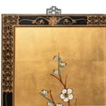 thumbnail image 5 of Oriental Furniture Gold Lacquer Wall Plaque - Cherry Blossom, 5 of 6