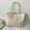 White, variant on HaoXianJian Bags for Women Large Slouchy Tote Bag Soft Shoulder Purses Ladies Handle Handbag