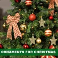 thumbnail image 5 of Adornos de estrellas con purpurina dorada para colgar en el árbol de Navidad, decoraciones navideñas 2024 para el hogar, fiesta de Navidad, regalo de bricolaje, 5 of 5