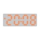 thumbnail image 1 of Yhmxh Reloj despertador con esfera blanca fresca, estilo reloj de habitación, reloj despertador para estudiantes, visualización de fecha y temperatura, tres configuraciones de brillo ajustables, 1 of 6