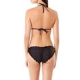 thumbnail image 3 of Juniors' Rouched Triangle Bikini Top, 3 of 6