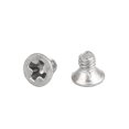 thumbnail image 3 of Unique Bargains 80 Pcs M2x3mm 316 Stainless Steel Flat Head  Machine Screws Silver Tone, 3 of 5