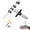 Black, variant on Cabinet Hardware Jig, Aluminum Alloy Cabinet Handle Jig with Automatic Center Punch,Install Hardware with Accuracy,Adjustable Drill Guide Template Tool for Install of Knobs Handles and Pulls
