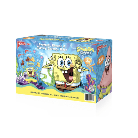 Crunch Pak SpongeBob Deli Snack Tray, 1.7 oz., 8 pk.