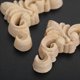 thumbnail image 4 of 60 Piezas Talladas Sin Pintar Muebles de Madera Europea Ventana Esquina Apliques de Madera Estatuillas de Madera Ornamentales cm, 4 of 5