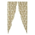 thumbnail image 2 of VHC Brands Dorset, Farmhouse Prairie Curtain Panels, Floral, Gold, 84x36x18, Set of 2, 2 of 3