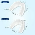 thumbnail image 3 of Mouth Guard for Grinding Teeth at Night,Mouth Guard for Clenching Teeth at Night, 4 Pack (2 Size), 3 of 6