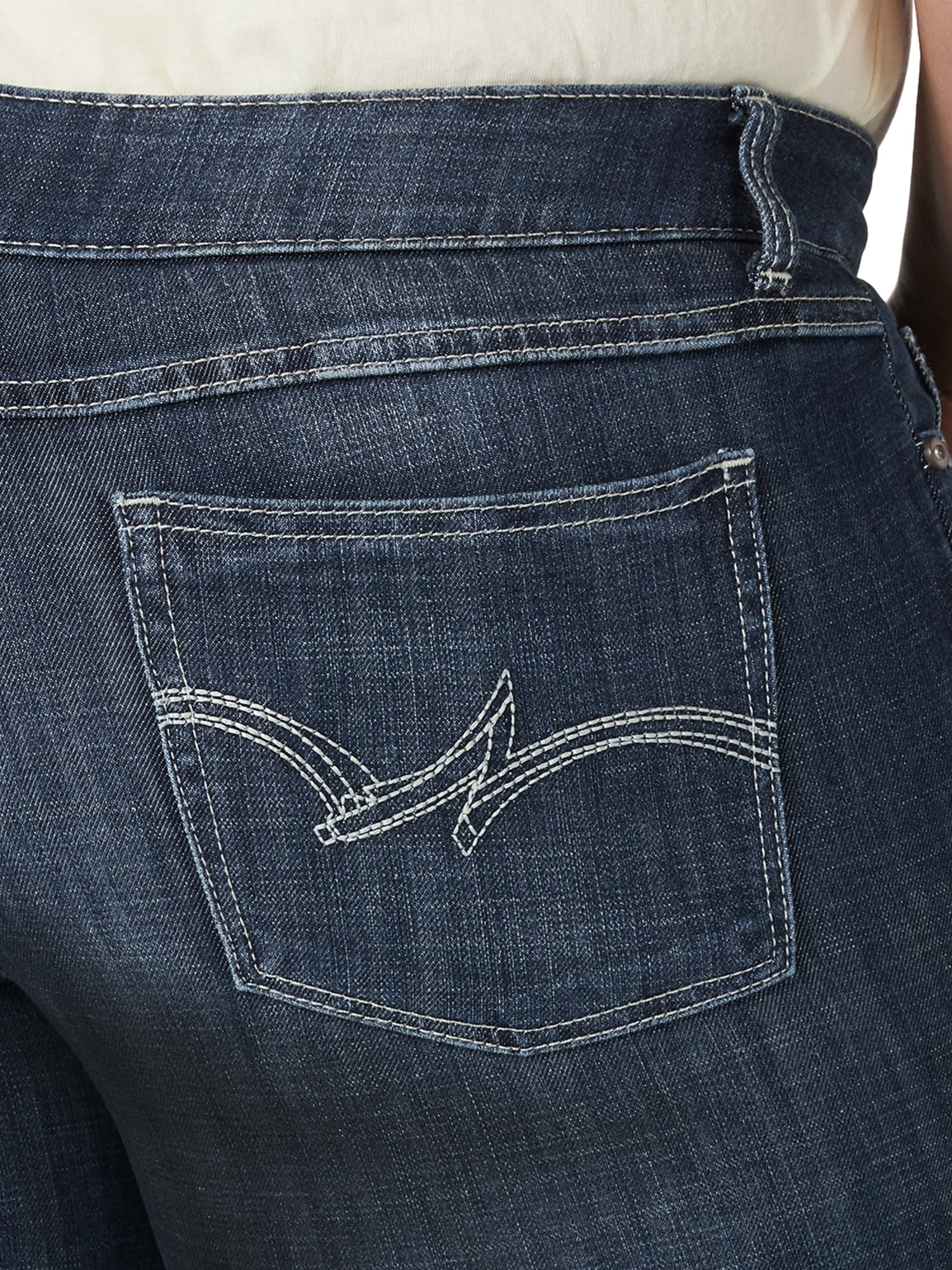 Wrangler Women's Plus Size Essential Mid Rise Bootcut Jean
