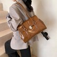 thumbnail image 4 of Bolso Colgajo Versátil Hombro Casual para Mujeres Gran Capacidad Pup Cuero Compras, 4 of 9