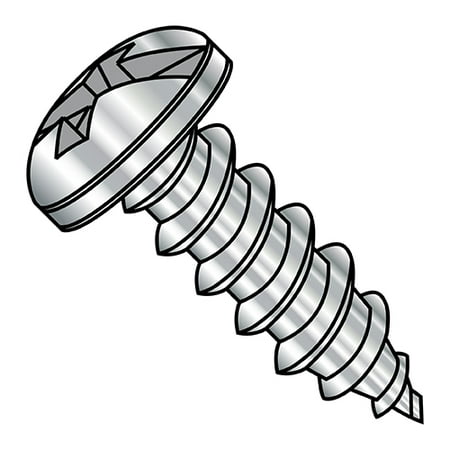 

8-15X1/2 Combination (Slotted/Phil) Pan Self Tap Screw Type A Full Thread 18 8 Stainless Ste (Pack Qty 5 000) BC-0808ACP188