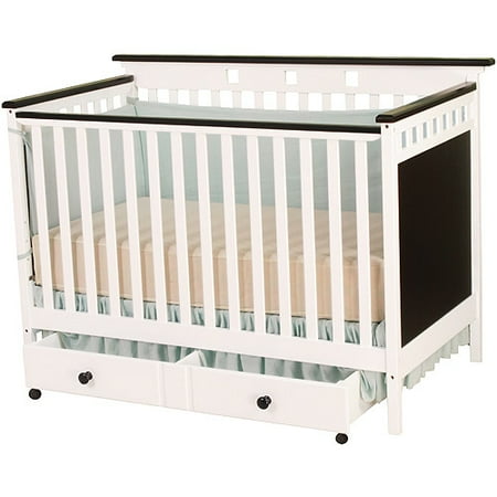 Shermag Bridgeport 4 In 1 Convertible Crib White Walmart Com