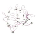 thumbnail image 1 of 20pcs Correa Del Cordón Del Teléfono Celular Llavero Encantos de La Llave Cuelgan La Cuerda de Poliéster Violeta claro Sunnimix correa del acollador del teléfono, 1 of 7