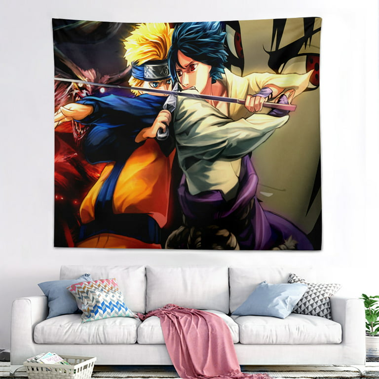 Naruto Anime Tapestrys For Bedroom Decor Wall Hanging Decor Boys ...