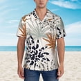 thumbnail image 2 of Balery Tropical Leaves Camisas hawaianas de manga corta para hombre, camisas playeras de corte holgado, camisas de vacaciones con botones,X-Large, 2 of 7