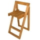 thumbnail image 1 of Banco Alto Plegable De Madera Sólida – Rústico Tratable NATIVO MUEBLES TERRAZA, 1 of 5