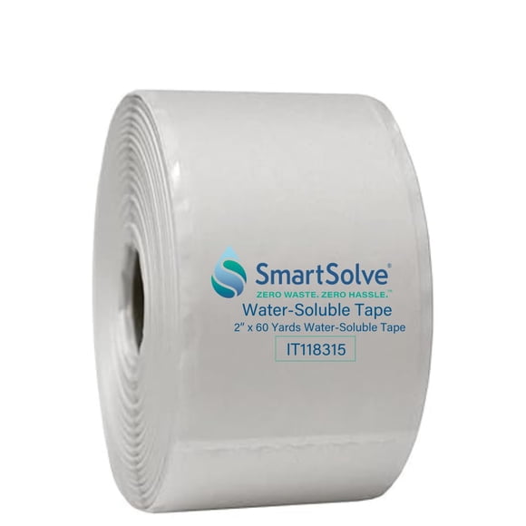 Cinta soluble en agua SmartSolve 2” x 60 yardas biodegradable
