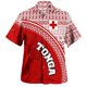 thumbnail image 4 of Camisa hawaiana con gráfico de la bandera de Tonga para hombres, emblema nacional, estampado 3D, mangas cortas, blusas holgadas estilo Harajuku, camisas Aloha con solapa, 4 of 4