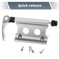thumbnail image 2 of 1 Pc Universal Quick Release Bike Fork Mount Rack Aluminum Alloy Anti-corrosion Titanium Tone, 2 of 6