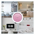 thumbnail image 5 of Reloj de pared de 8 pulgadas con números 3D de cuarzo, funciona con pilas, silencioso, redondo, for oficina, dormitorio, decorativo., 5 of 5