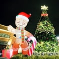 thumbnail image 4 of Hombre de jengibre inflable de Navidad, decoración de patio con luces LED de 7. de alto, figura de luz nocturna para suministros de Zulema hombre de jengibre, 4 of 8
