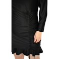 thumbnail image 4 of Vestido con jareta Roman Fashion, tallas extras 4297 (Negro) negro 40 Roman Fashion  Vestido extra 4297, 4 of 6