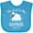 Turquoise, variant on Inktastic The Lord is My Shepherd Psalm 23 Boys or Girls Baby Bib