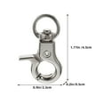 thumbnail image 6 of 10 Pcs Luggage Hooks Lanyard Bag Supplies Trigger Snap Swivel Clip DIY Heavy Duty, 6 of 6
