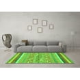 thumbnail image 3 of Ahgly Company Indoor Square Abstract Green Modern Area Rugs, 7' Square, 3 of 4