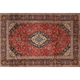 thumbnail image 1 of Ahgly Company Indoor Rectangle Traditional Saffron Red Persian Area Rugs, 7' x 9', 1 of 6