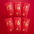 thumbnail image 2 of Nvzi-c Red Envelopes Chinese New Year, 12pcs Money Envelopes for Cash Christmas Lucky Money Pocket-I13, 2 of 4