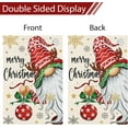 thumbnail image 6 of Merry Christmas Gnome Garden Flag 12.5x18 Double Sided Burlap, Christmas Ball Snowflake Garden Yard Flags for Winter Holiday Xmas Yard Outdoor Decoration(ONLY FLAG), 6 of 6