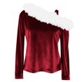 thumbnail image 4 of FDDMis Youth Graphic Tees Girls Long Sleeve Tops Size 14-16 Oxford Shirt Plaid Shirts for Girls Shirts 14 Year Old Girl Clothes Trendy Clothes, 4 of 5