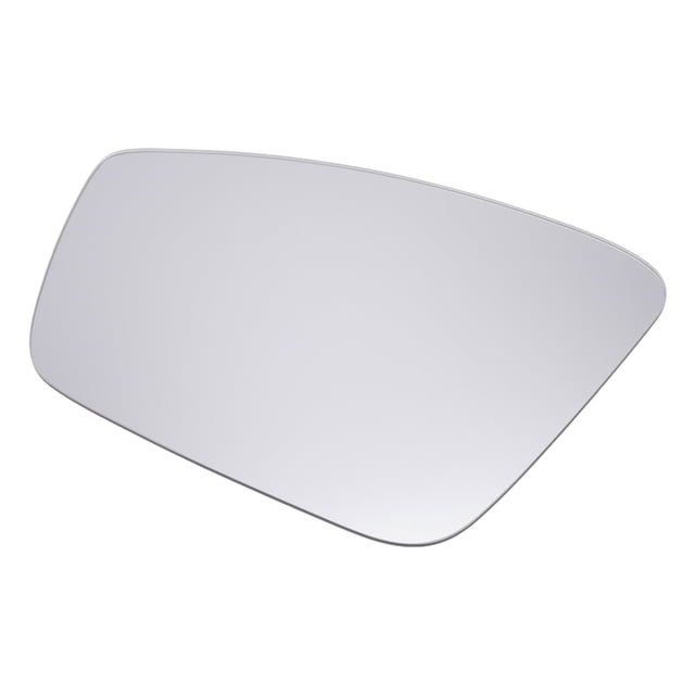 Reemplazo de vidrio de espejo retrovisor del lado izquierdo del conductor, vidrio blanco no calefaccionado con respaldo, adecuado para Seat MII