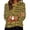 Yellow, variant on Graphic Tees for Women T-Shirts – Long Sleeve Shirt For Women Fall Striped Color Block T Shirts Casual Round Neck Regular Fitted Tees Tops Red M